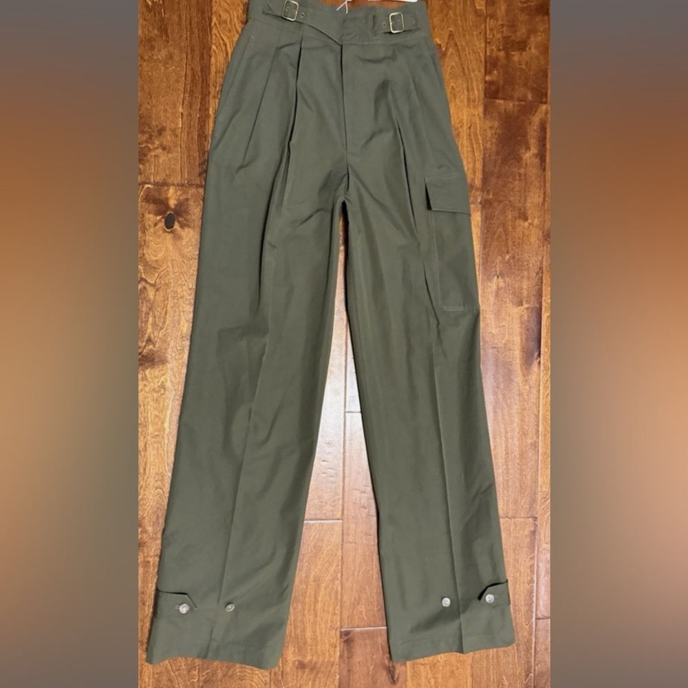 Ralph Lauren Collection Green Cargo Pants - Picture 5 of 11